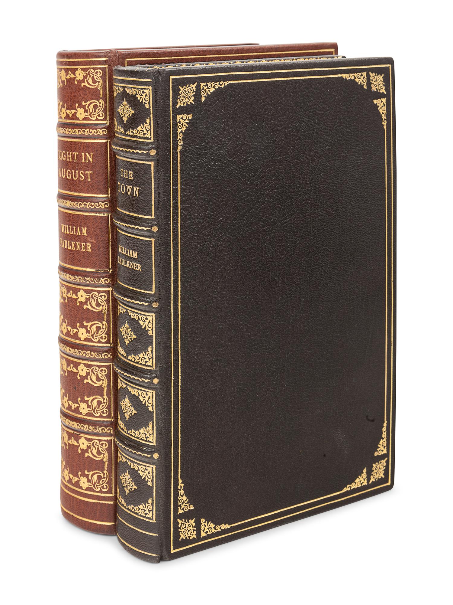 FAULKNER, William (1897-1962). Two works finely bound, comprising: