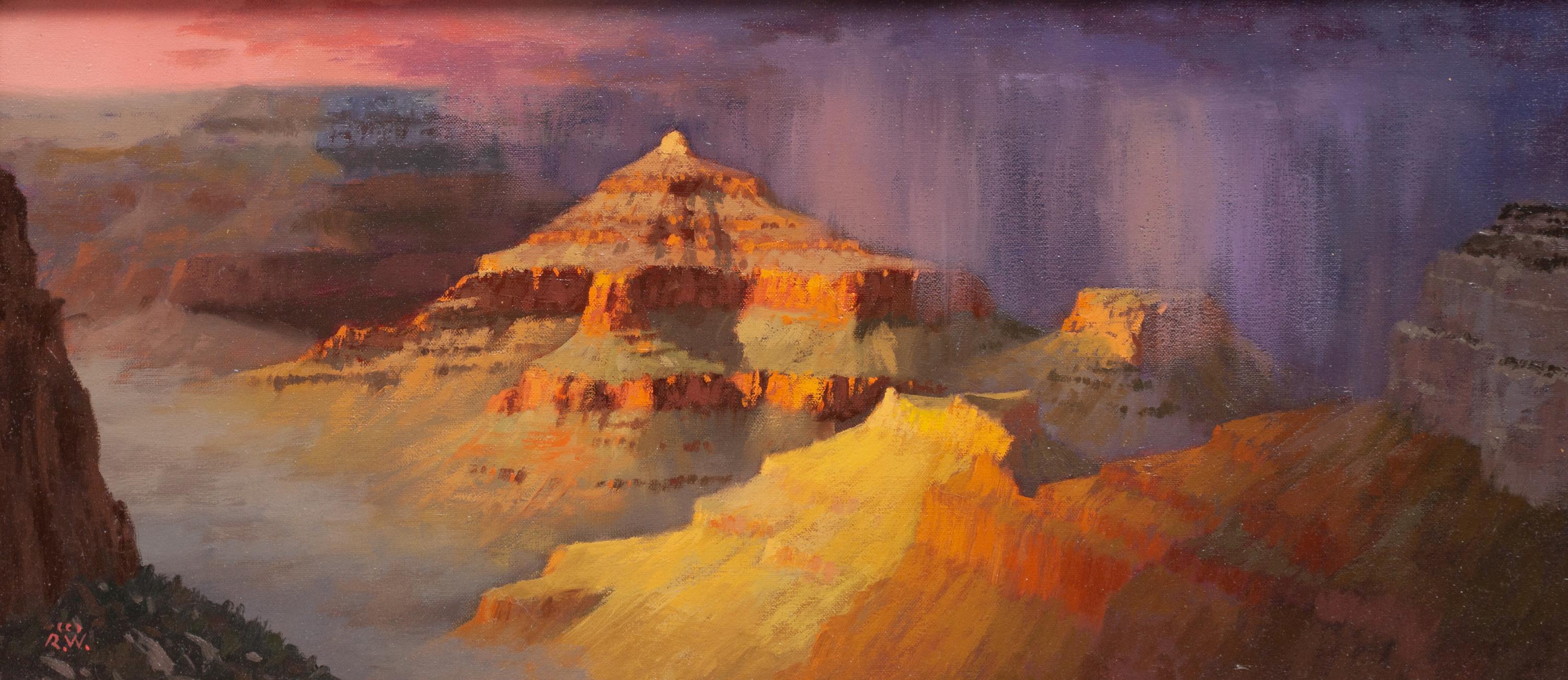 Two Paintings: Cathedral and Sun and Rain