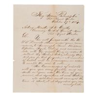 [CIVIL WAR] - [1864 ELECTION]. A group of 3 documents related to the Atlantic Squadron and voting in the 1864 Presidential election, comprising: