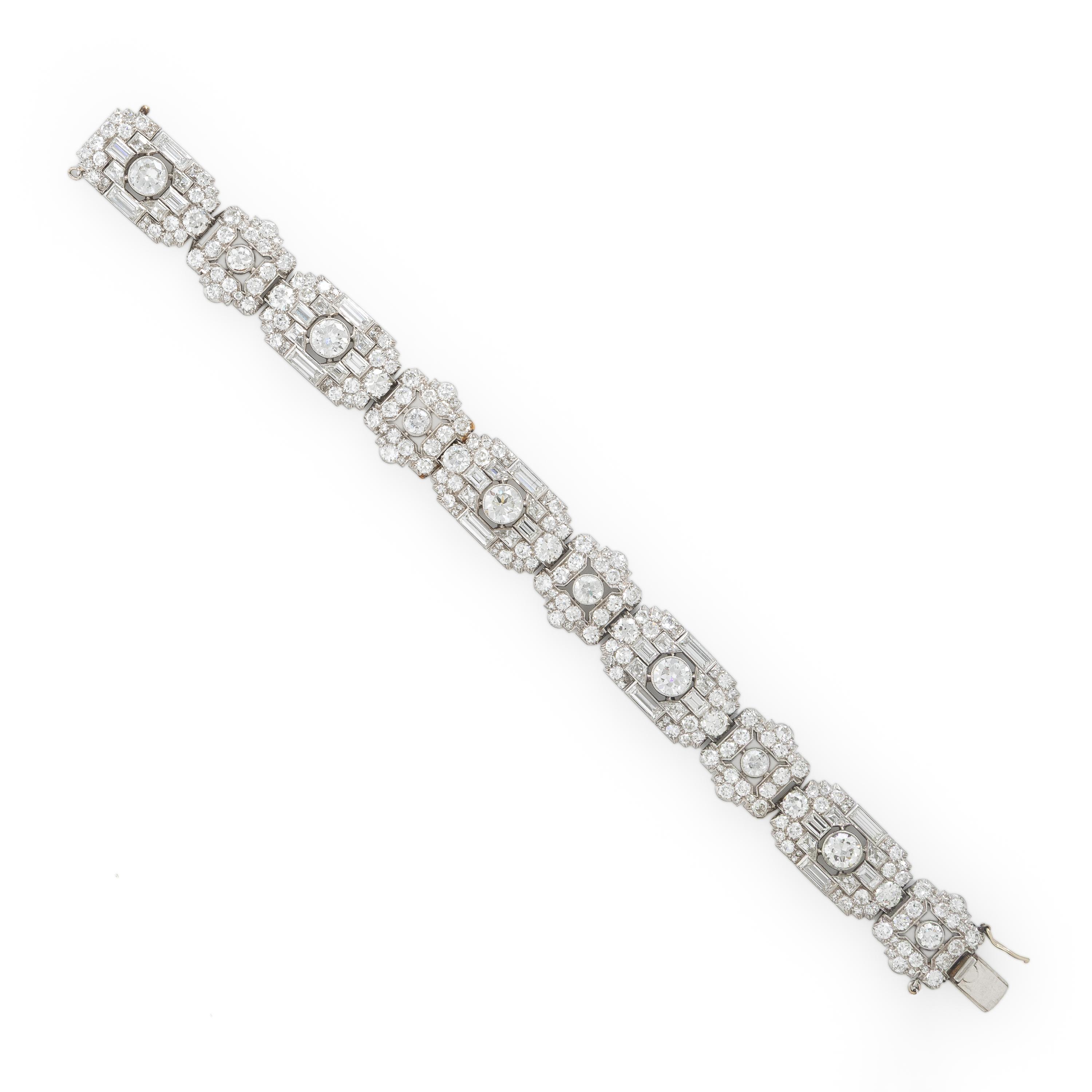 Art Deco, Diamond and Platinum Bracelet