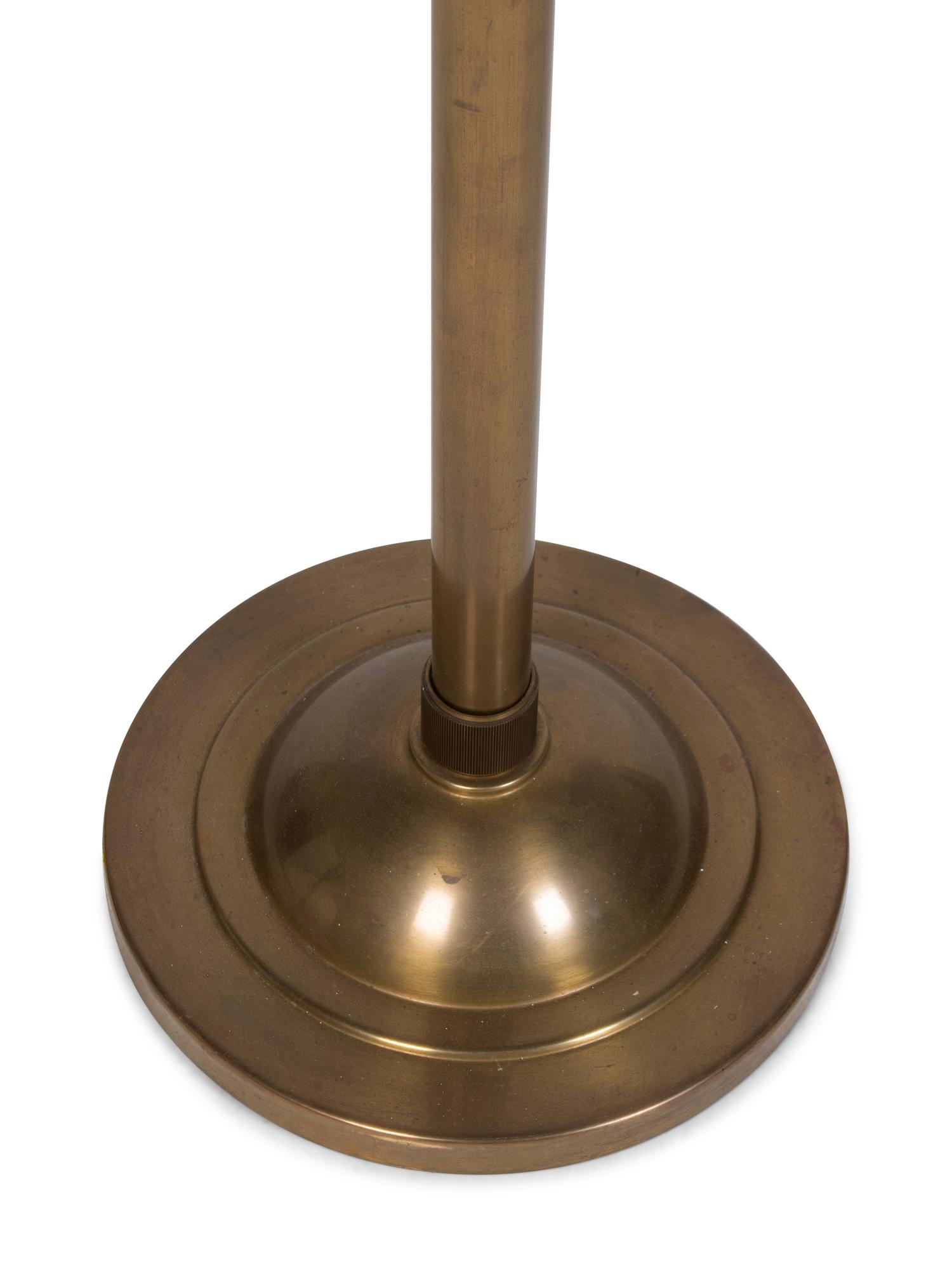 A Pair of Brass Floor Lamps