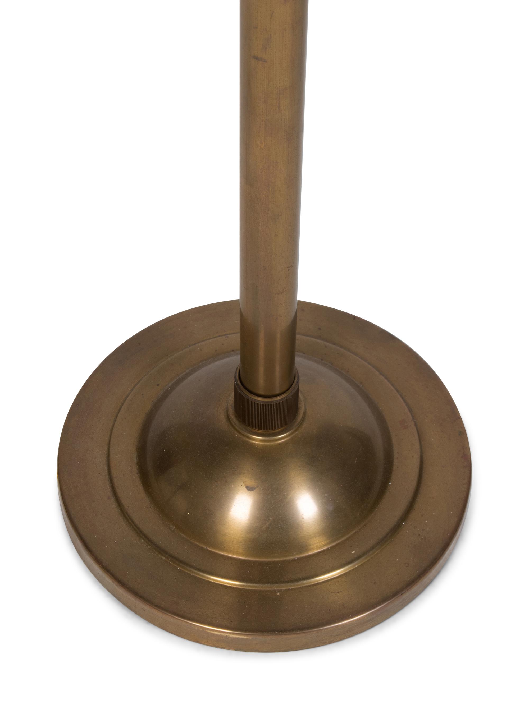 A Pair of Brass Floor Lamps