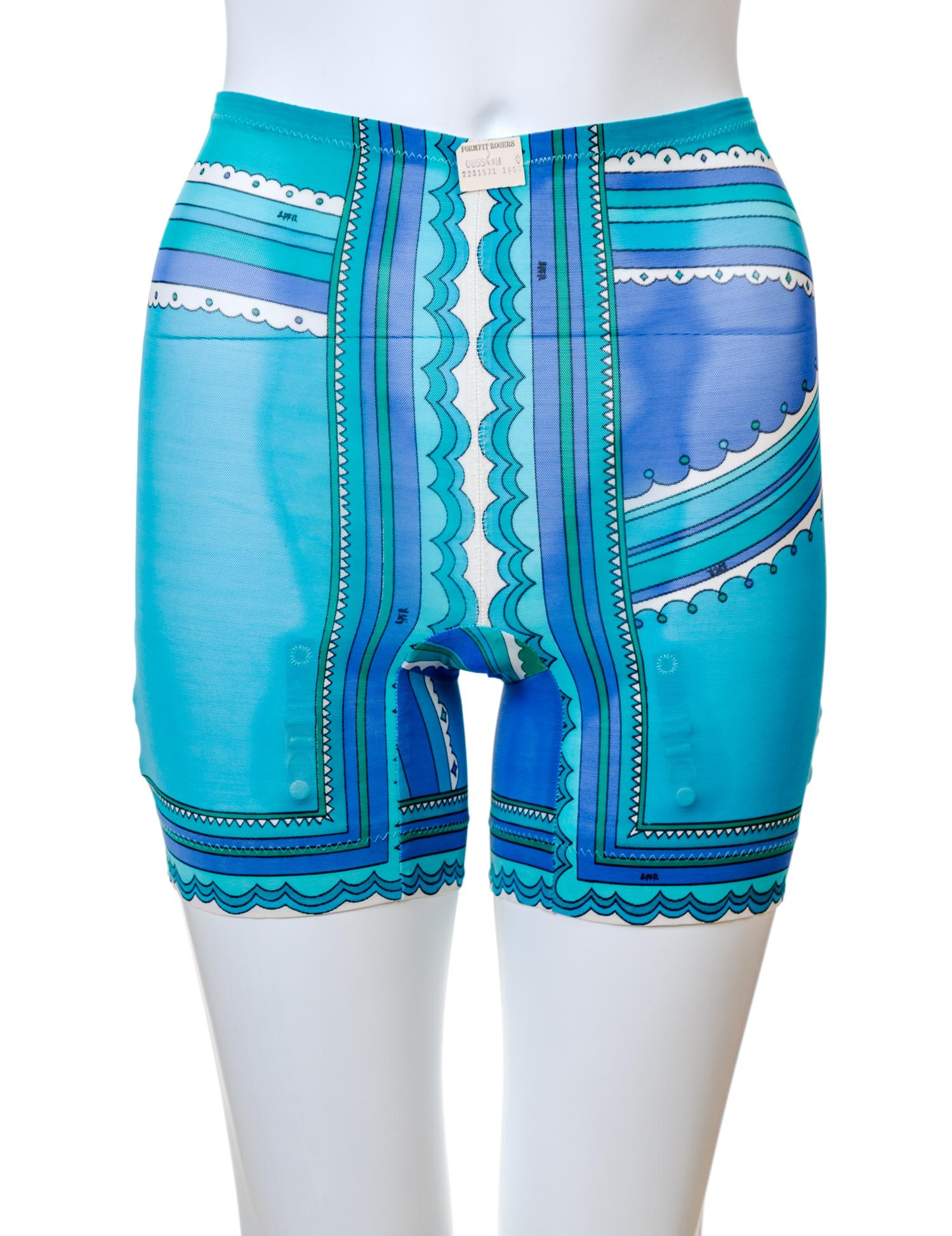 A Pair of Emilio Pucci Multicolor Hotpants, Both size M.
