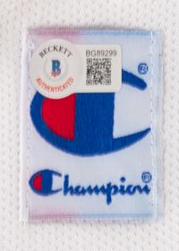 A Group of Two 1992 USA Olympic Basketball (Dream Team) Signed Basketball Jerseys Including Patrick Ewing (Beckett Authentication Services BAS Certified),