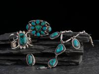 Navajo Silver and Turquoise Jewelry