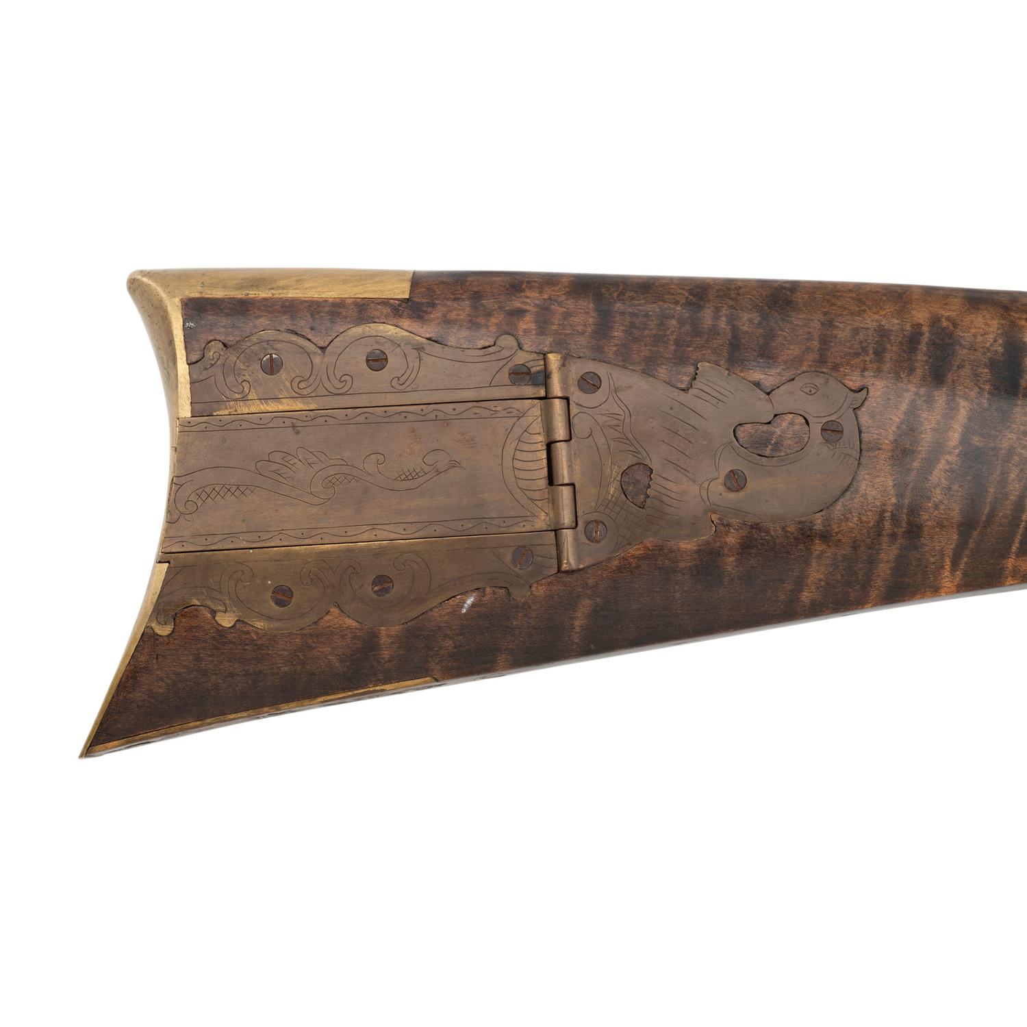 Contemporary Halfstock Percussion Rifle by C.H. Heuss