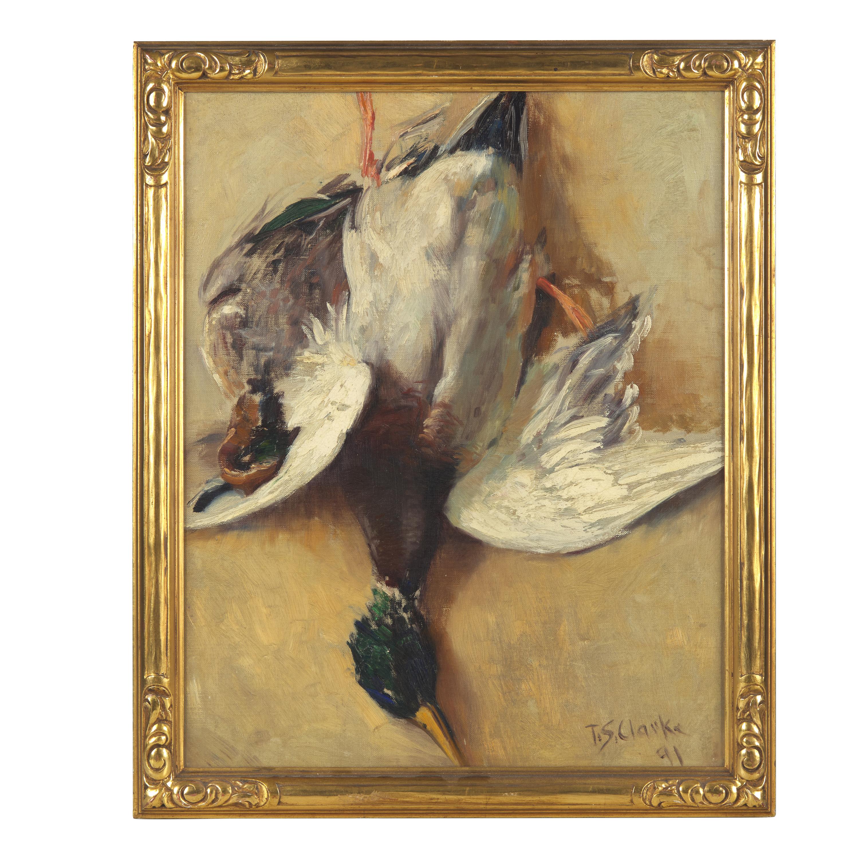 Thomas Shields Clarke (American, 1860–1920) — Still Life with Duck , 1891