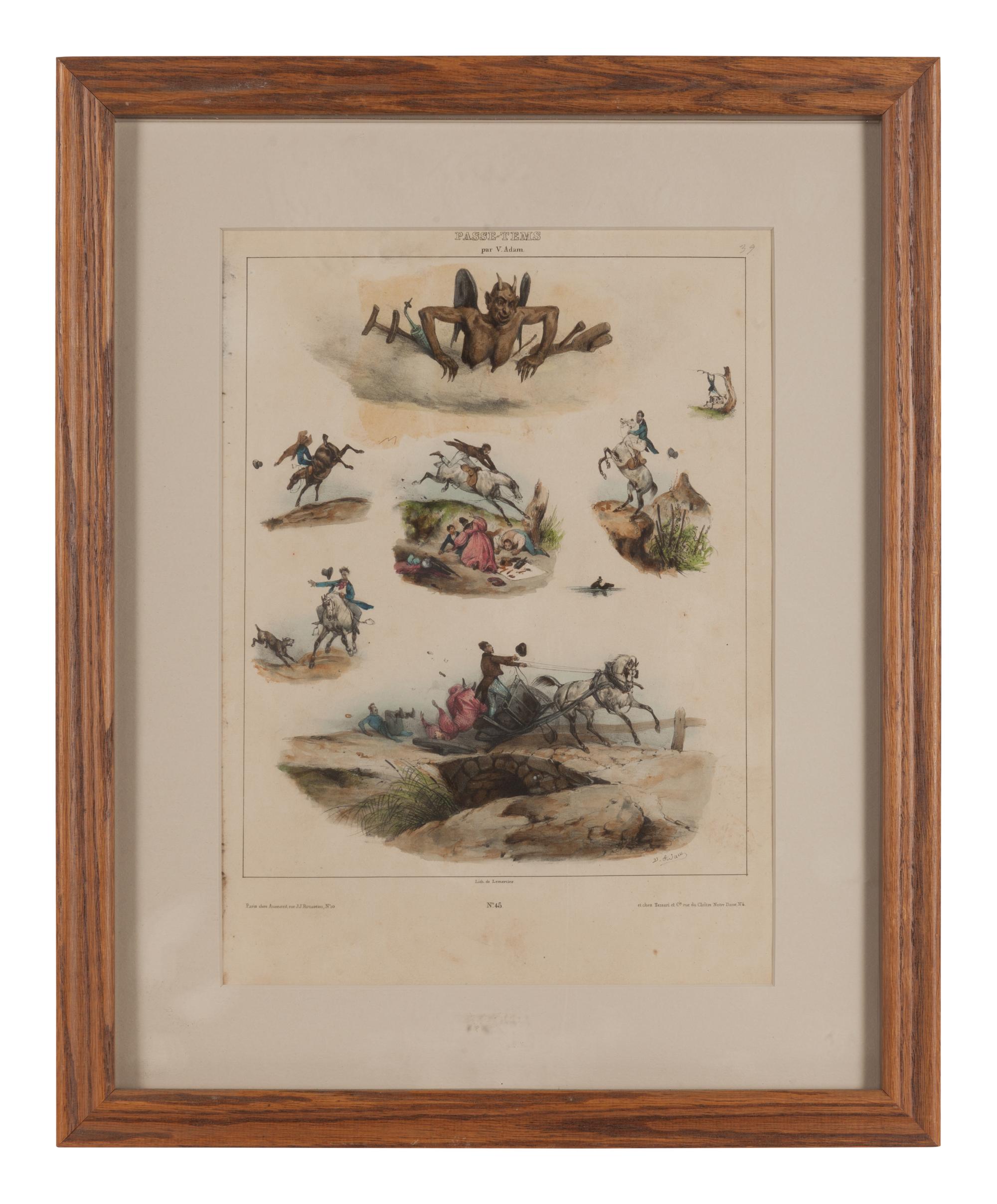 Seventeen French Lithographs