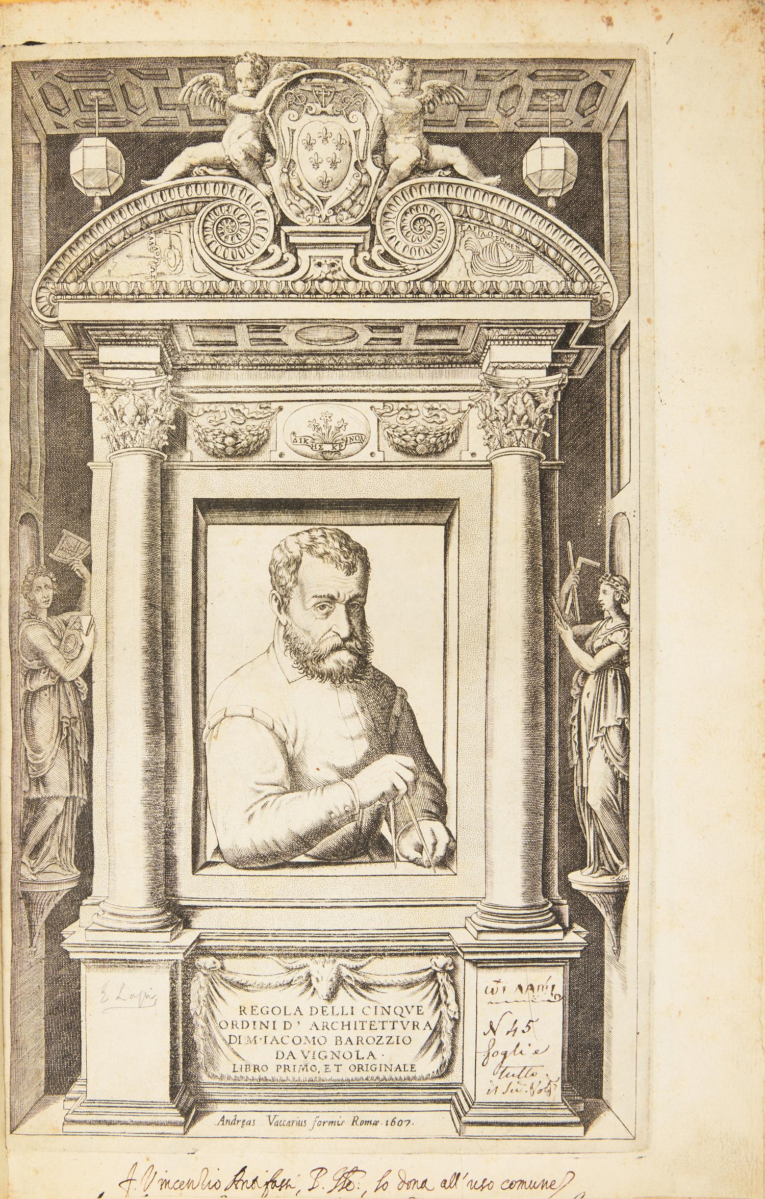 [Architecture] Vignola, Giacomo Barozzi. Regola Delli Cinque Ordini D'architettura
