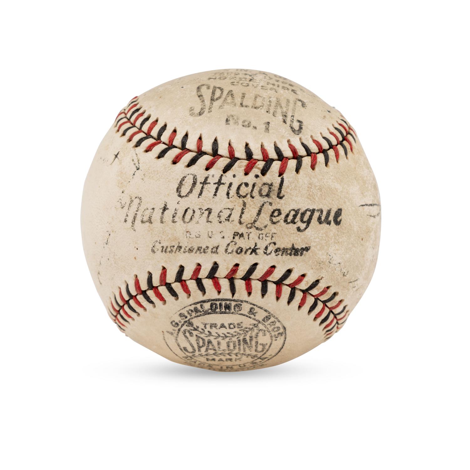 A 1931 World Series Champions St. Louis Cardinals Team Signed Autograph Baseball (Beckett Authentication Services Letter of Authenticity)