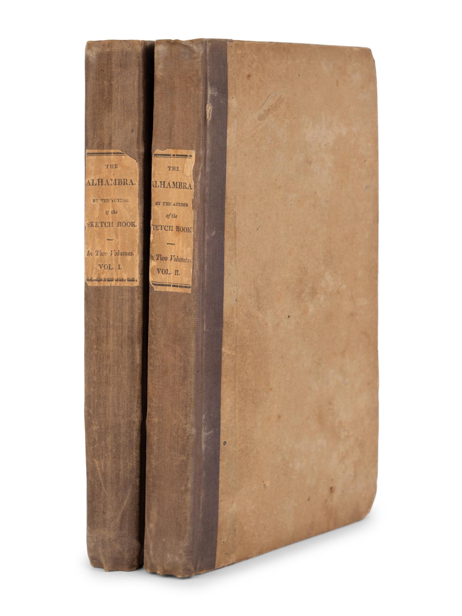 IRVING, Washington (1783-1859). The Alhambra. Philadelphia: Carey & Lea, 1832.