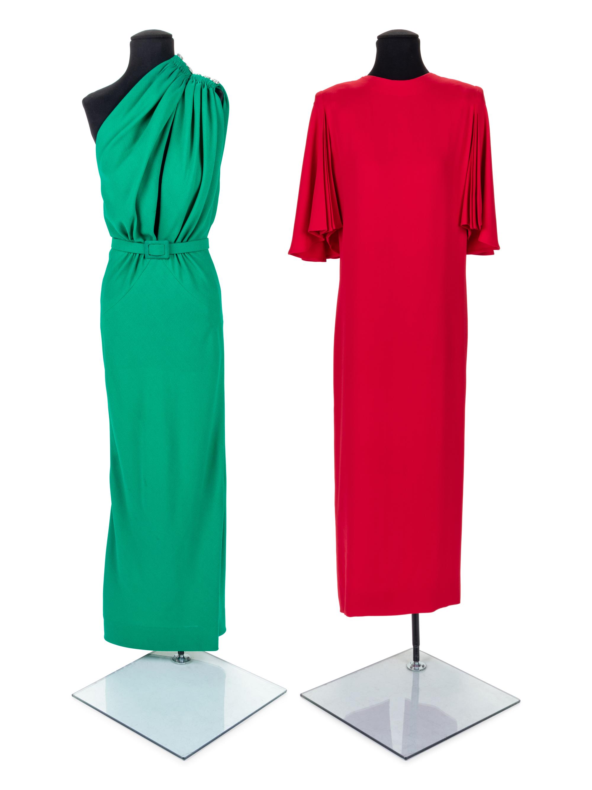 Two Galanos Dresses, 1980s