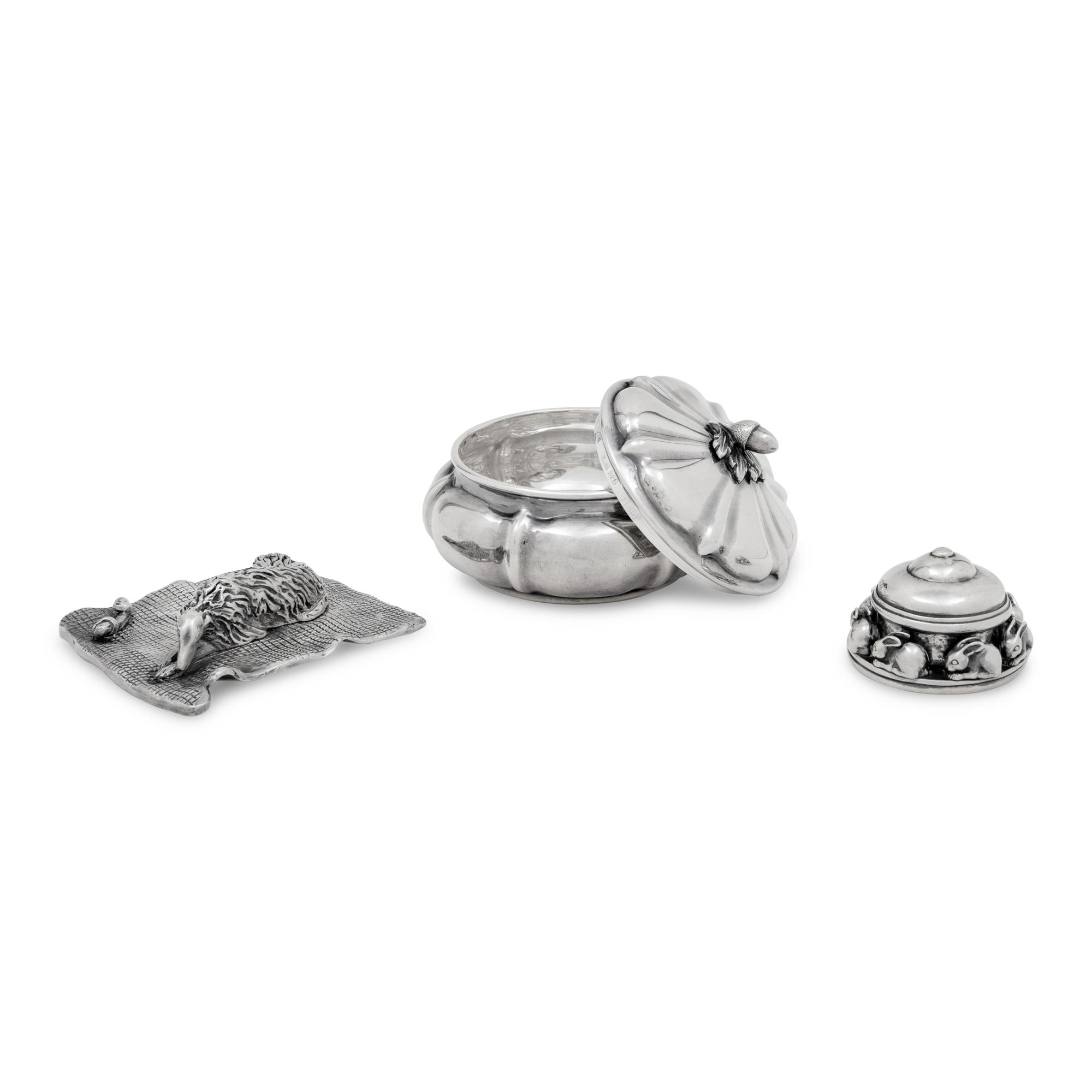 A Group of Three Silver Articles