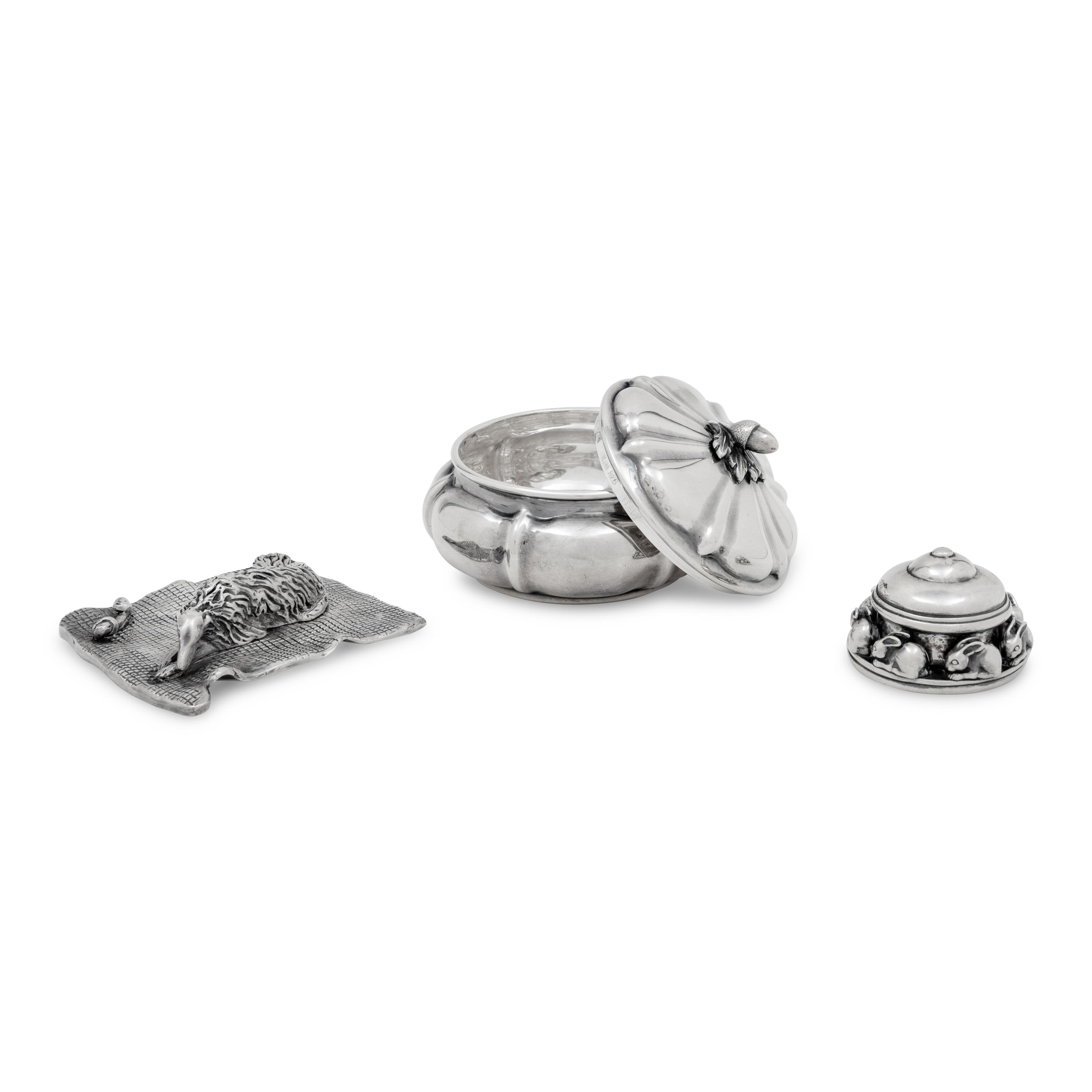 A Group of Three Silver Articles