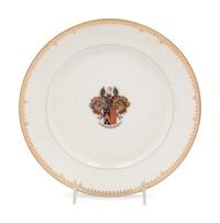A Russian Armorial Porcelain Plate