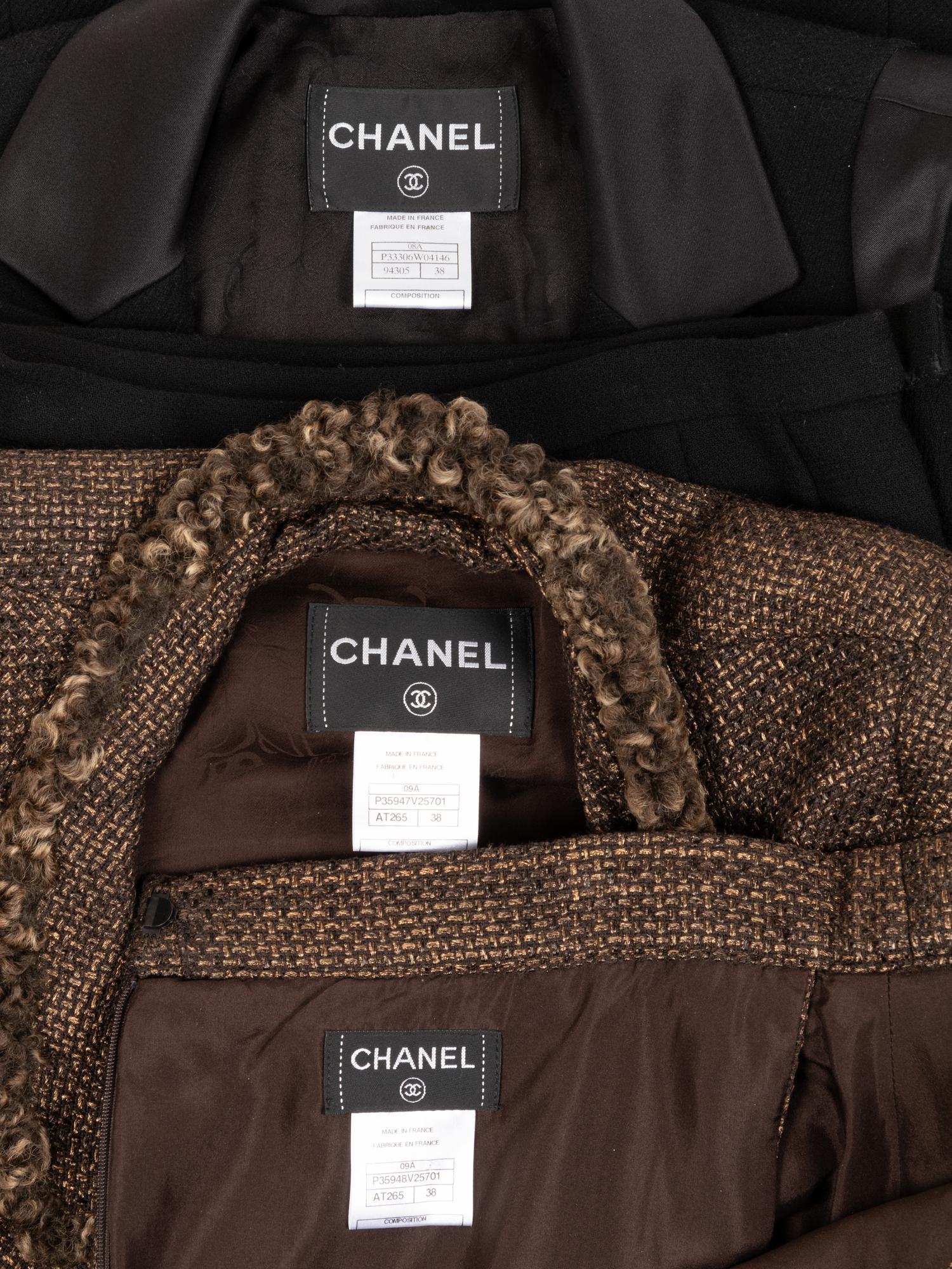 Two Chanel Skirt Suits, 2008-09