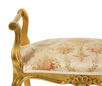 A Louis XV Style Giltwood Bench — 20TH CENTURY