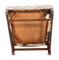 A George III Style Mahogany Easy Chair