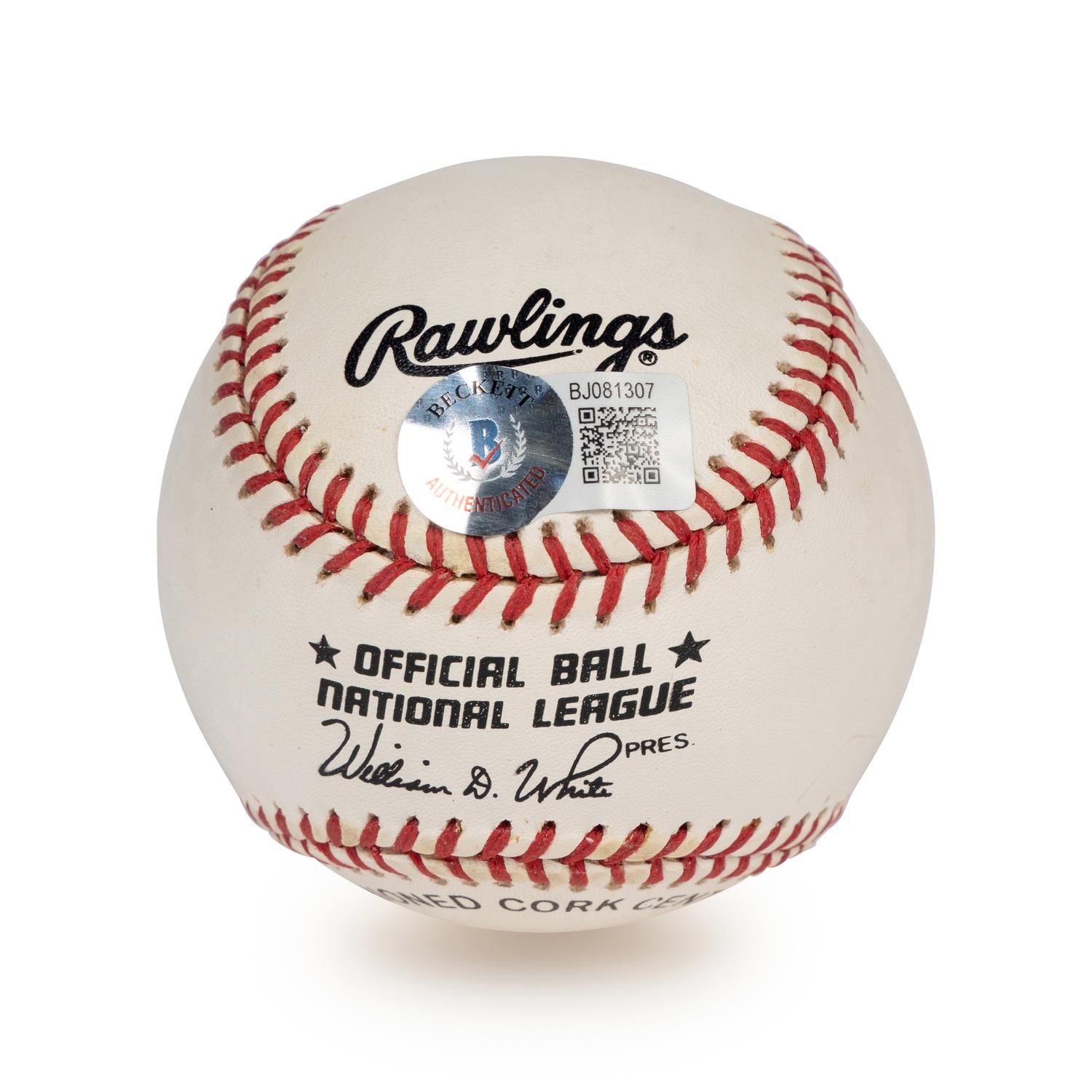A Willie Stargell Single Signed Autograph Baseball (Beckett Authentication Services Certified),