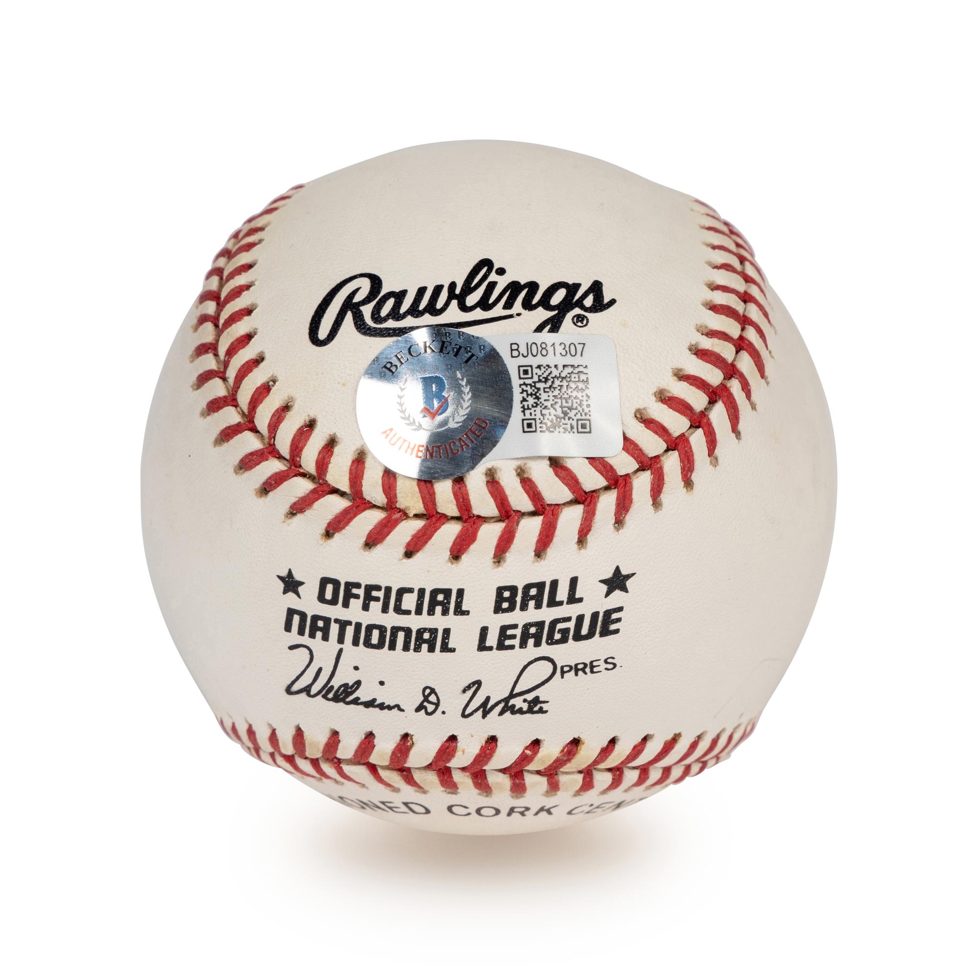 A Willie Stargell Single Signed Autograph Baseball (Beckett Authentication Services Certified),