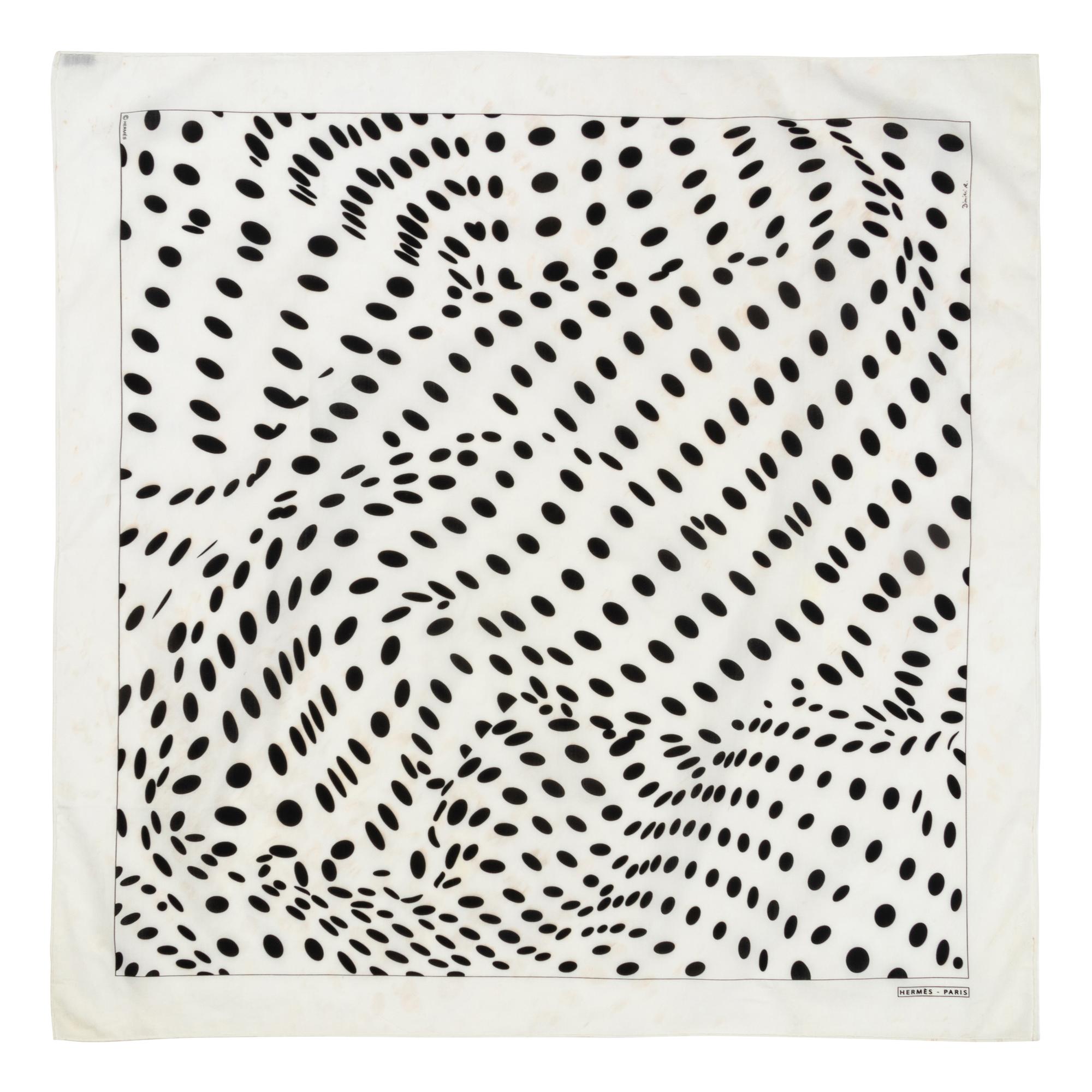 Three Hermès 70cm Cotton and Silk Scarves
