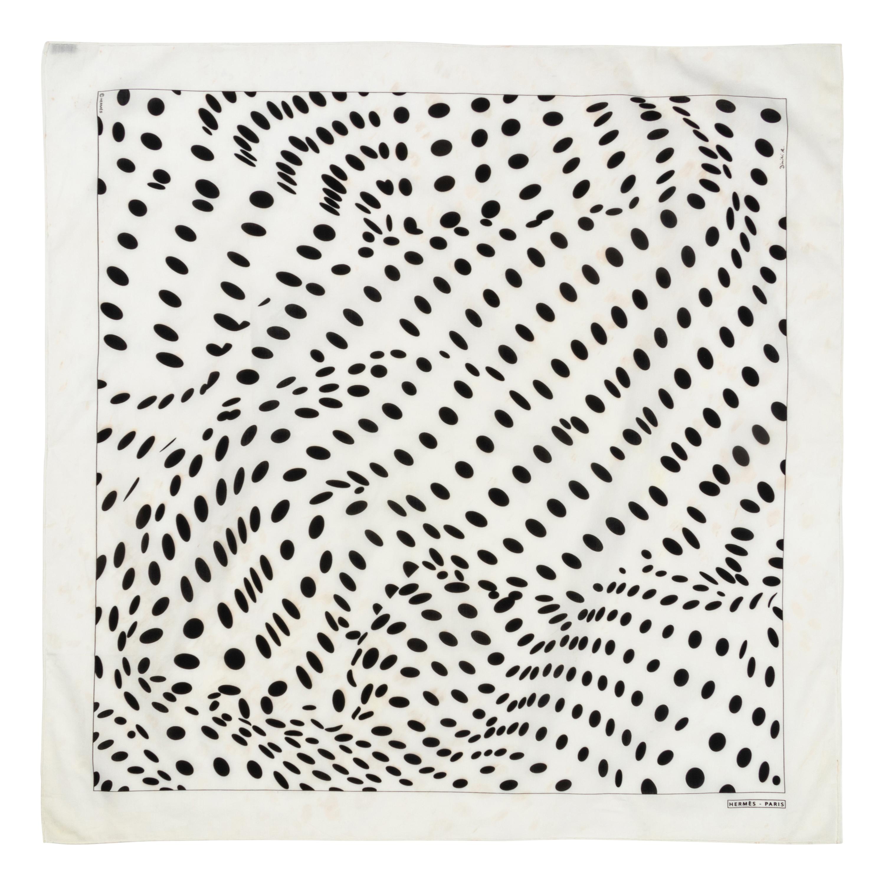 Three Hermès 70cm Cotton and Silk Scarves