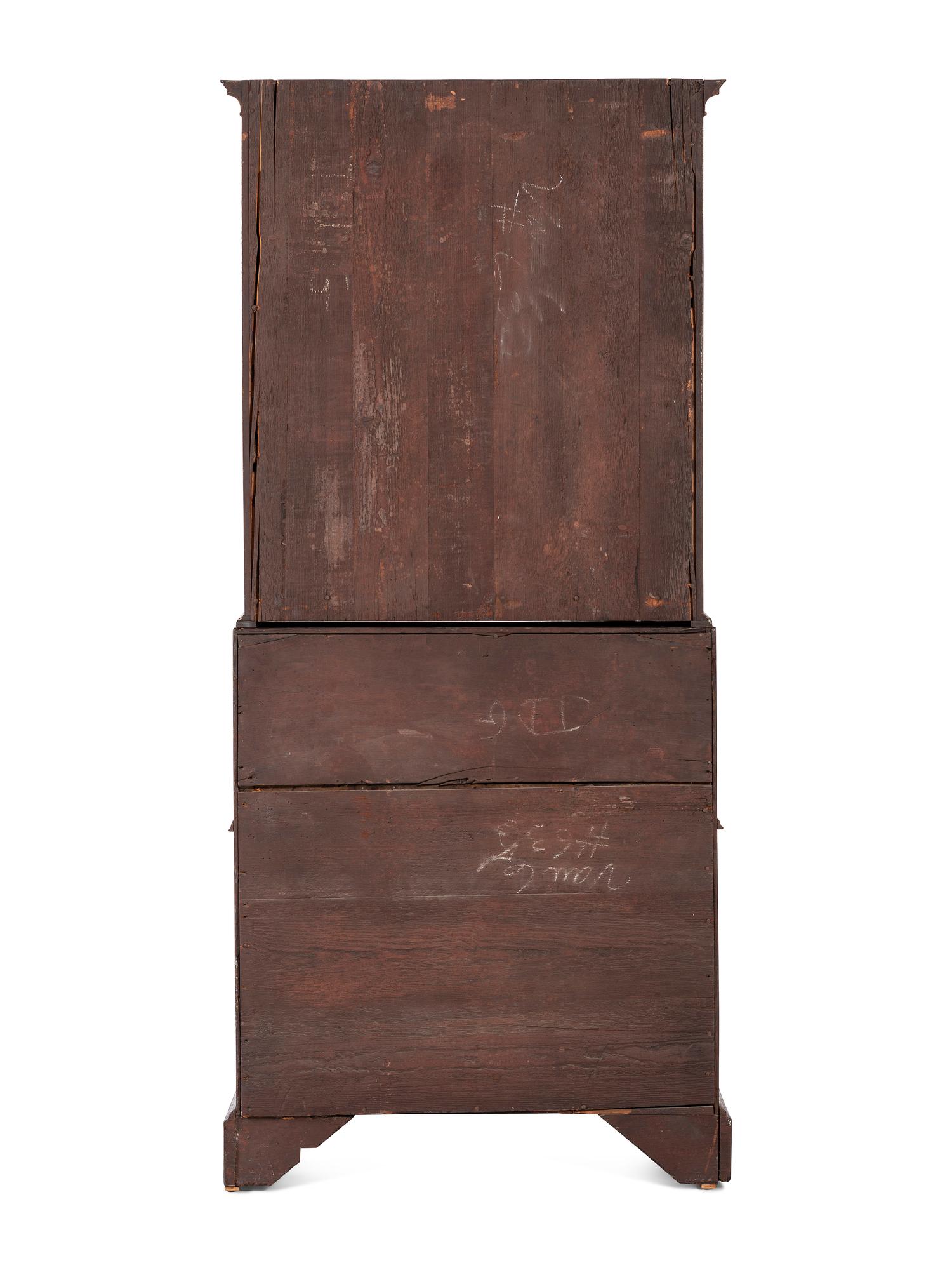 A George I Walnut Secretary Desk