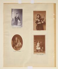 Carroll, Lewis (Charles Lutwidge Dodgson). Two Albumen Photographs of Alexandra "Xie" Rhoda Kitchin