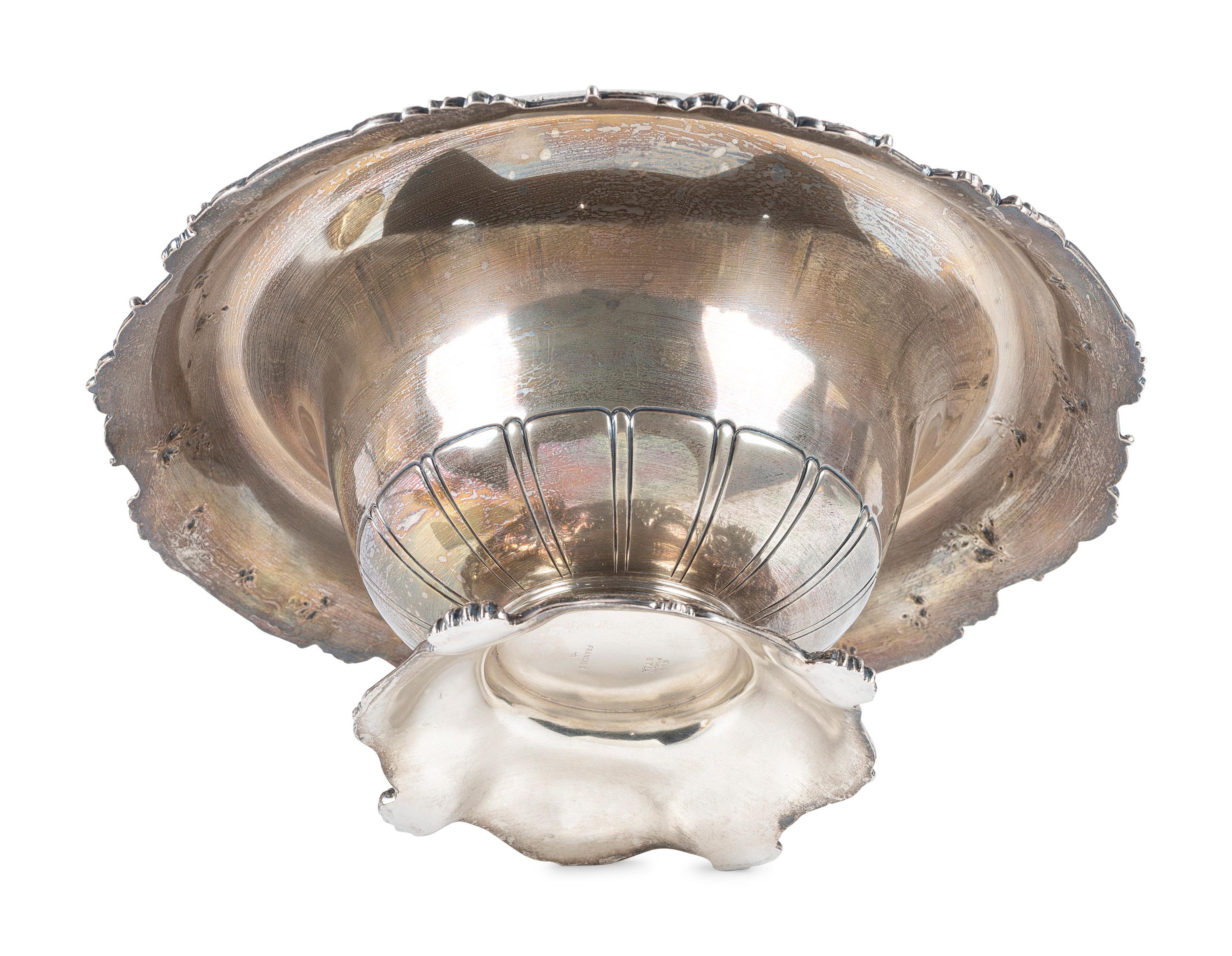 A Reed & Barton Silver Centerpiece Bowl