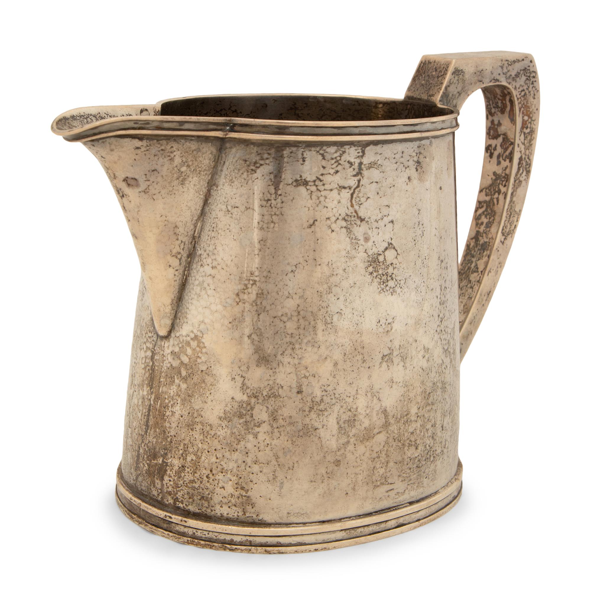 An American Silver Pitcher