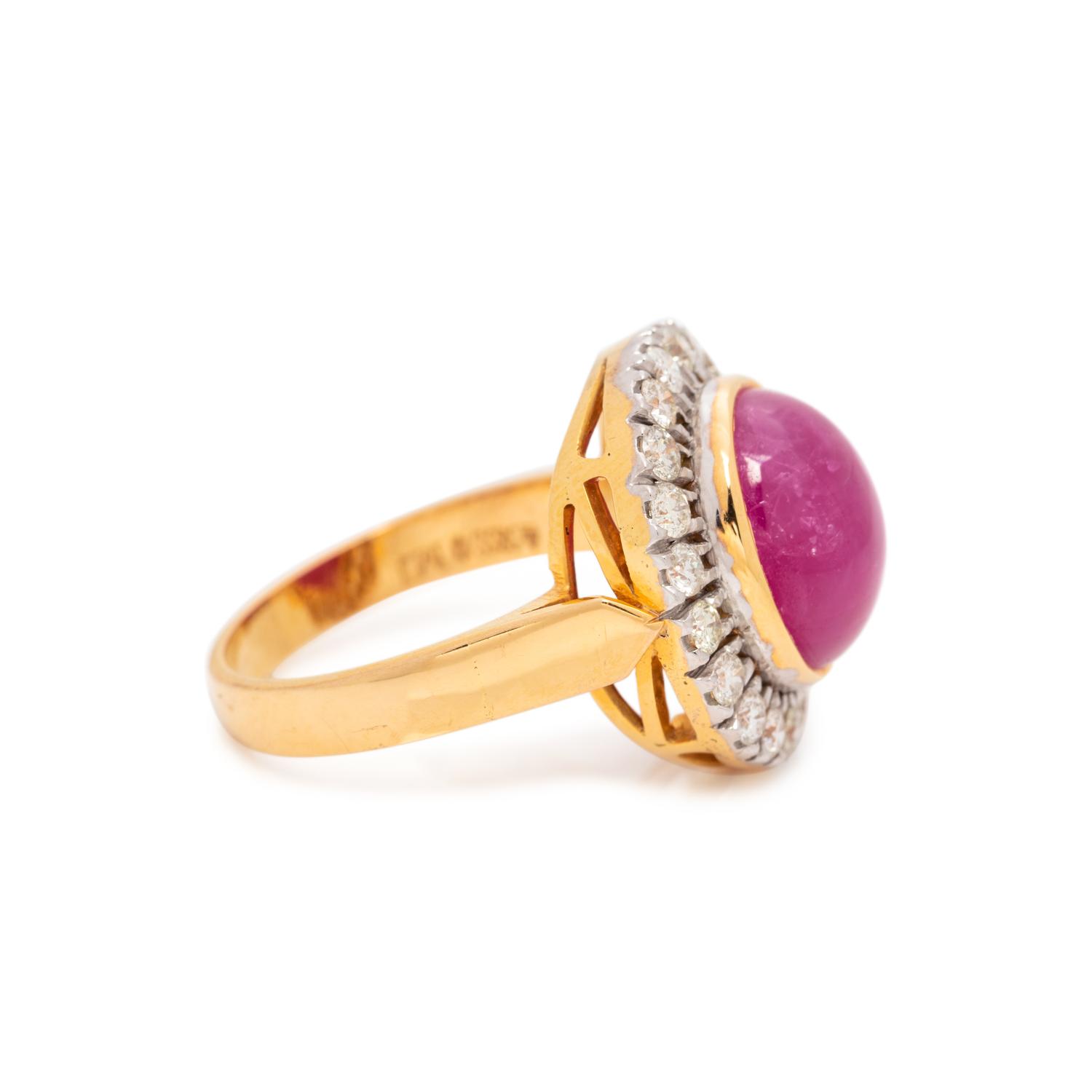 RUBY AND DIAMOND RING