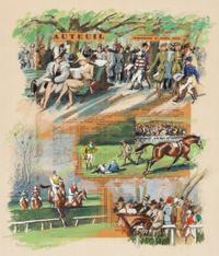 Courses à Auteuil, Dimanche 8 Avril , 1945