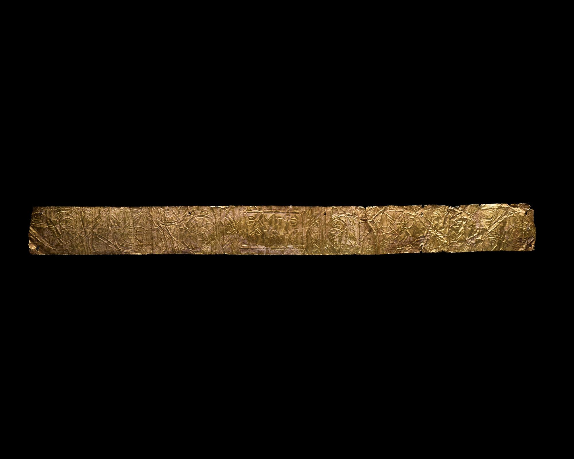 A Greek Gold Diadem with Inscription