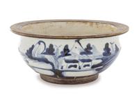 A Chinese Export Blue and White Porcelain Bowl