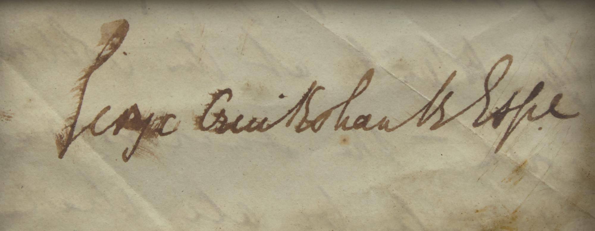 [Literature] [Dickens, Charles] Cruikshank, George. Autograph Letter, signed