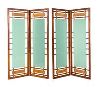 Four Panel Folding Floor Screen