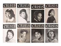 [CIVIL RIGHTS]. The Crisis . 30 issues (incomplete run). New York: The Crisis Publishing Co., Inc., 1957-1963.
