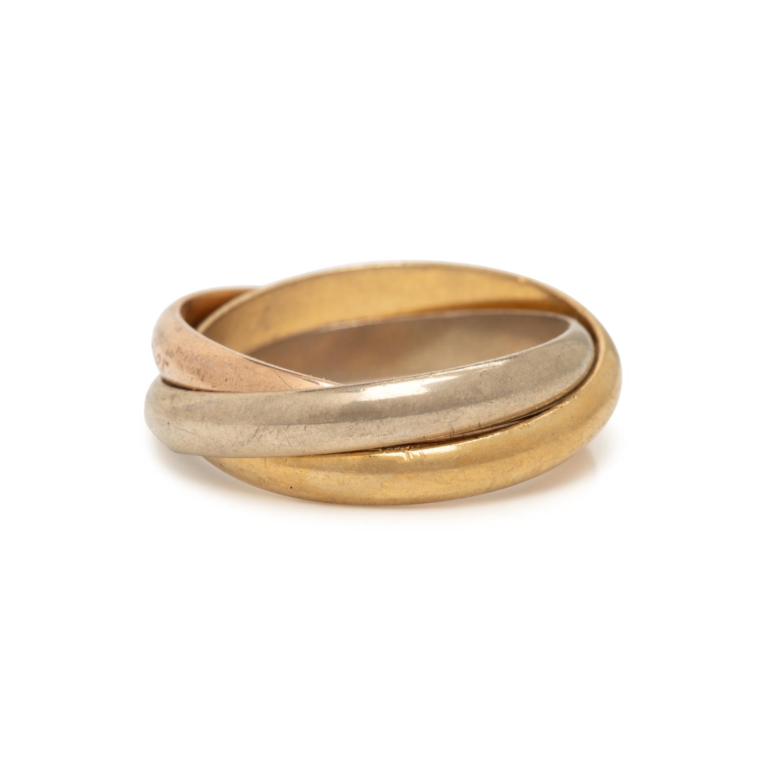 Must de Cartier, Tricolor Gold Trinity Ring
