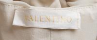 A Valentino Ivory Silk One Shoulder Cocktail Dress, No size.