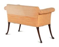 A Georgian Style Mahogany Settee