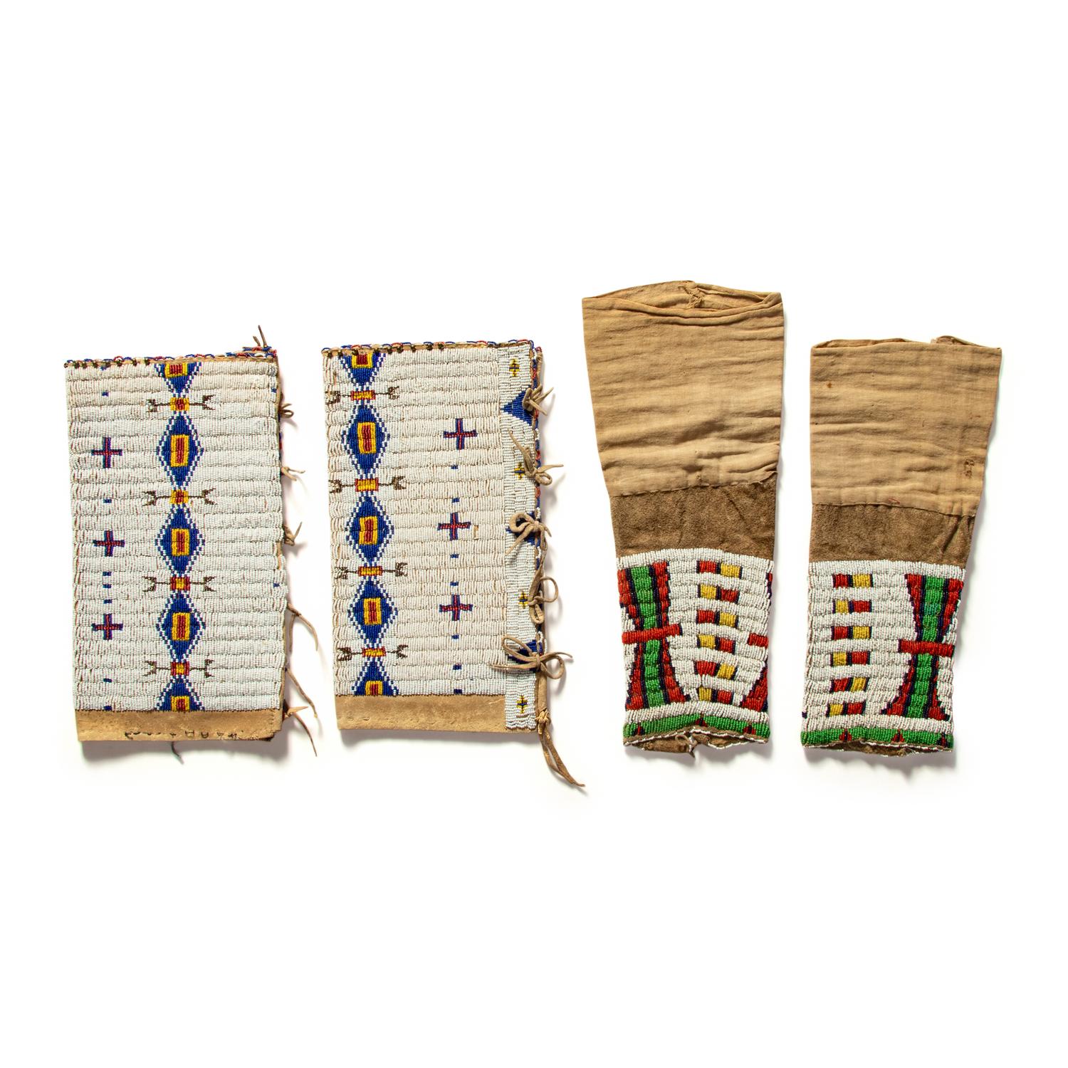 Northern Plains Beaded Hide Leggings
