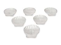 Six Mexican Silver Shell-Shaped Dishes