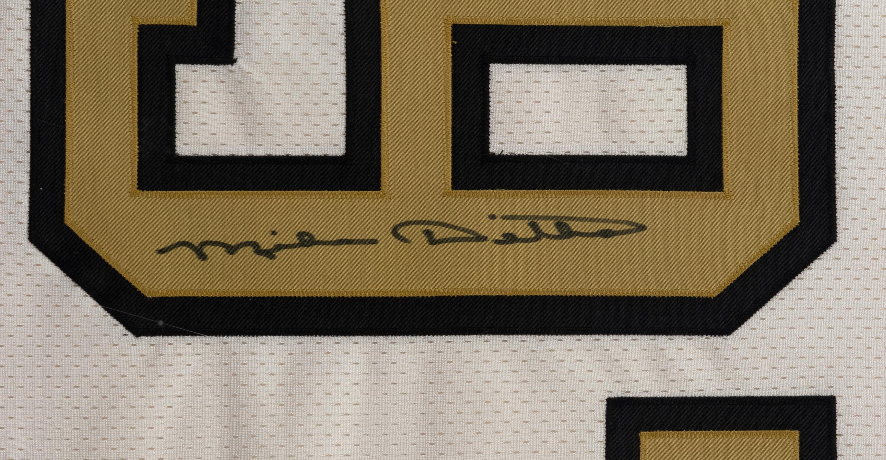 A Mike Ditka Signed Autograph New Orleans Saints Jersey Presentation Formerly Displayed at Mike Ditka’s Restaurant