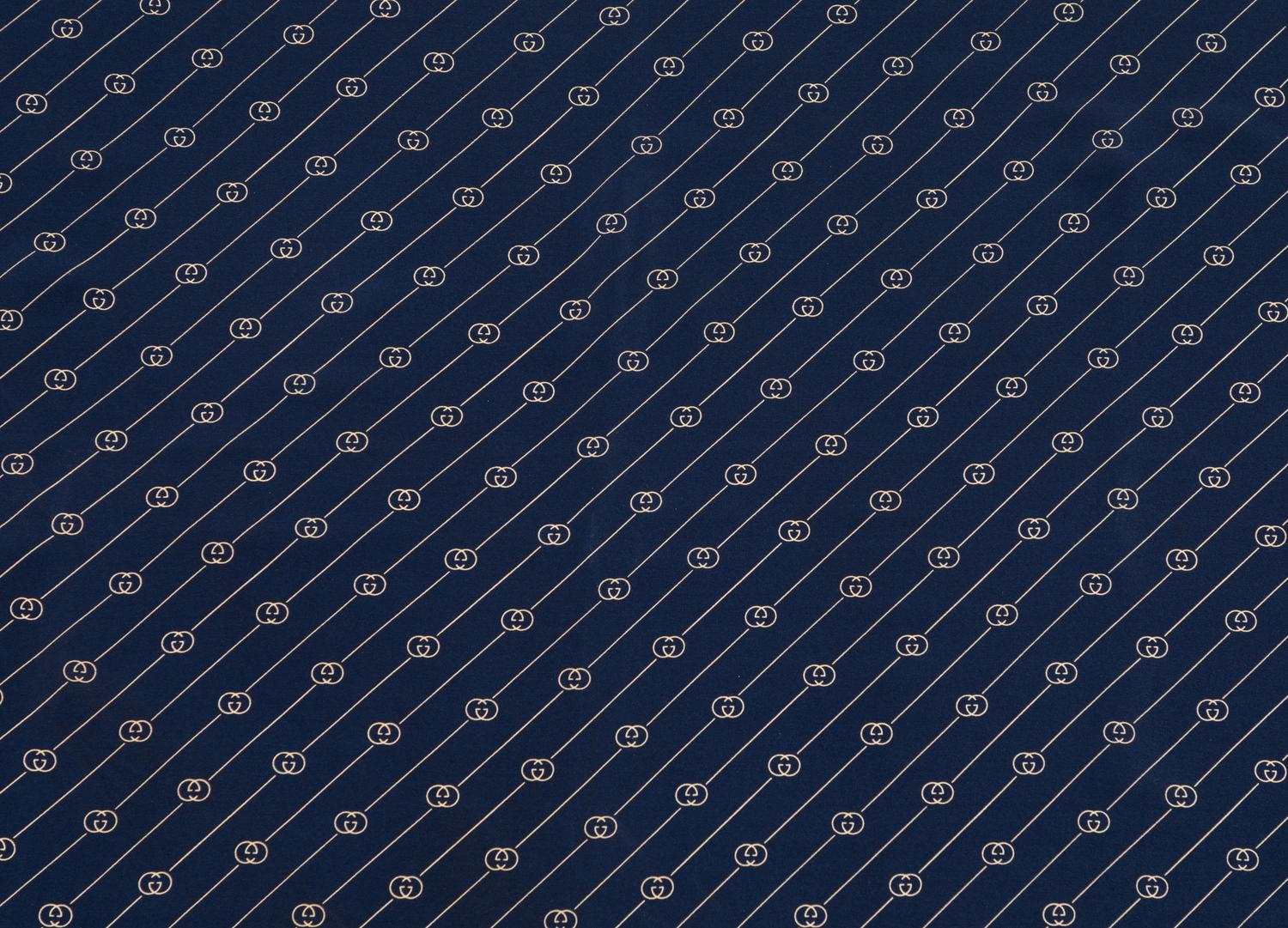 Two Gucci Silk Scarves, 1980-90s