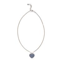 CRIVELLI, SAPPHIRE AND DIAMOND ADJUSTABLE HEART PENDANT
