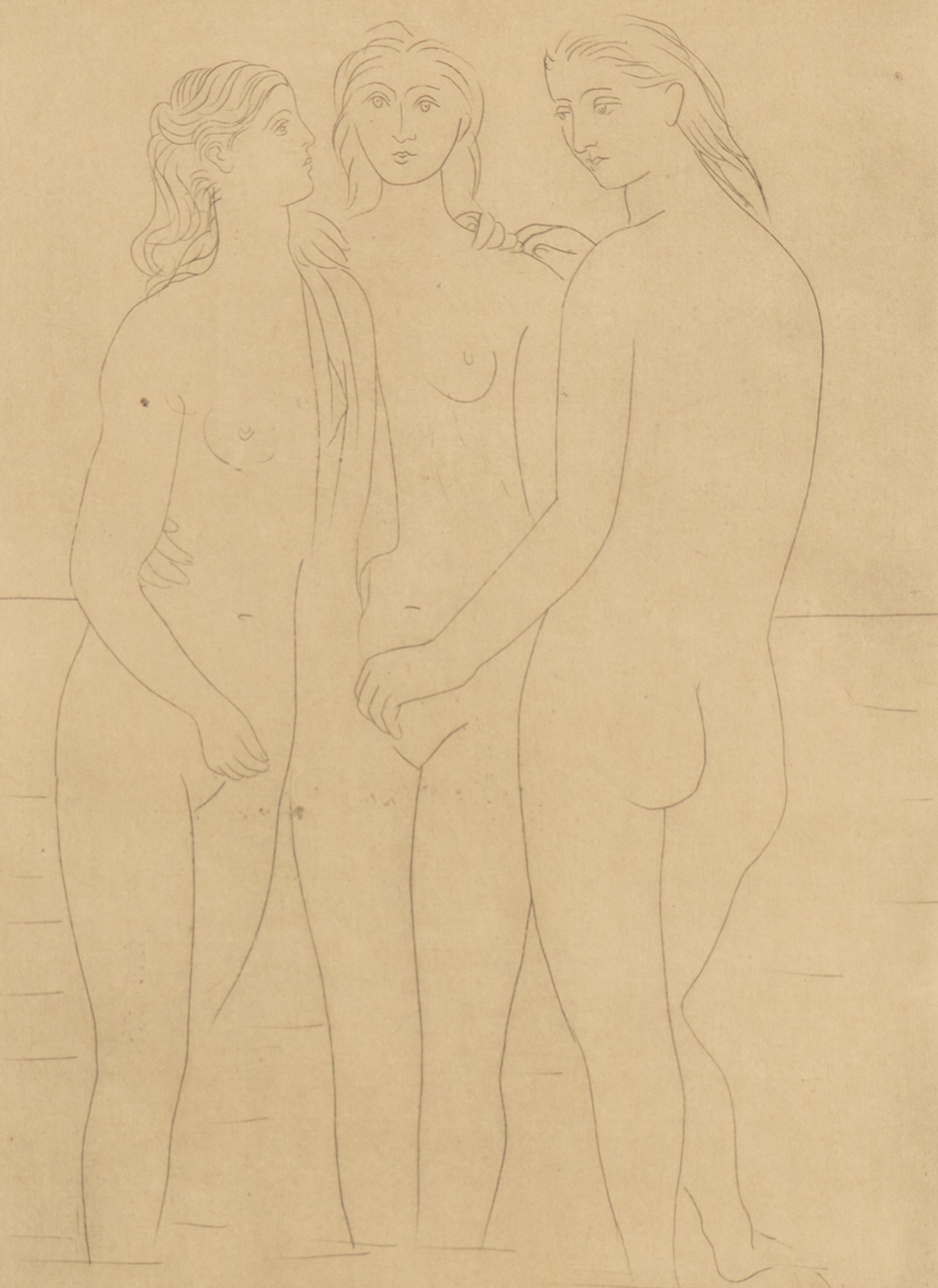 Les Trois Baigneuses, I, 1923