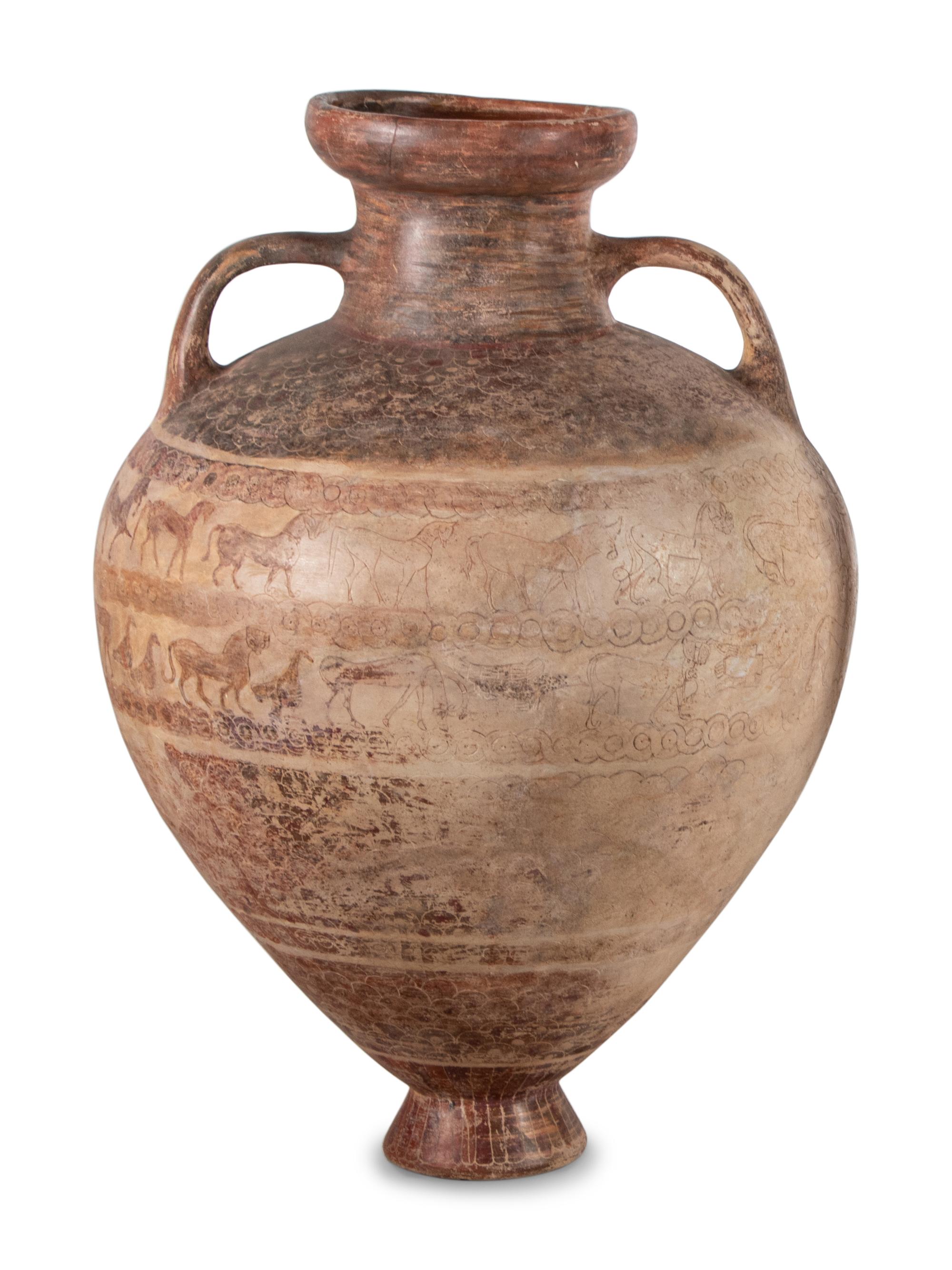 A Large Italo-Corinthian Scaled-Amphora