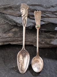 Pair of Early Navajo Spoons
