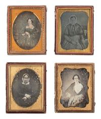 [EARLY PHOTOGRAPHY]. 26 quarter plate daguerreotype portraits featuring women of varying ages.