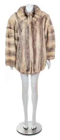 A Cross Mink Bomber, No Size.